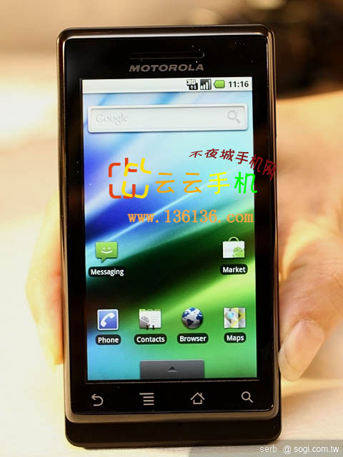 ໬AndroidǿMOTO Milestoneͼ