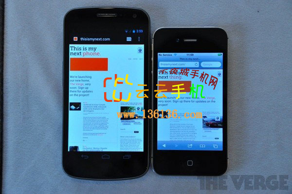 콢Ծ GALAXY Nexus VS iPhone 4S