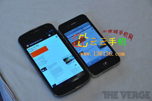 콢Ծ GALAXY Nexus VS iPhone 4S