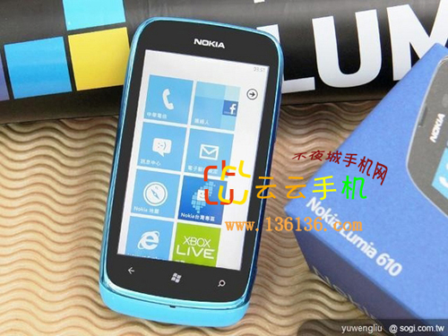 ɫWP7ʱ» ŵLumia 610ͼ