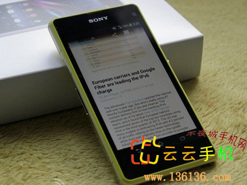 ɫˮ Xperia Z1Ųʰͼ